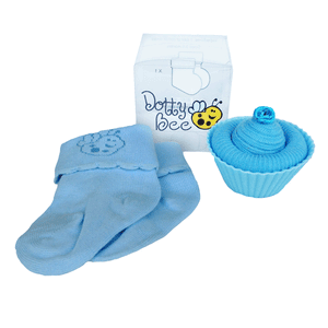 A Scrumptious Light Blue Cupcake Box